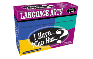 Picture of I have who has language arts games  gr 3-4