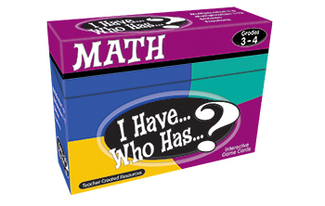 Picture of I have who has math games gr 3-4
