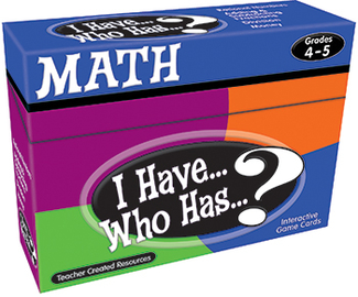 Picture of I have who has math gr 4-5