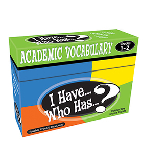 Picture of I have who has gr 1-2 academic  vocabulary games