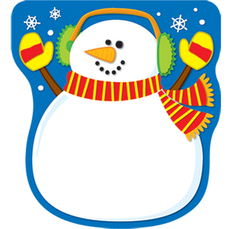 Picture of Snowman notepad