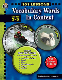 Picture of 101 lessons vocabulary words in  context gr 3-5