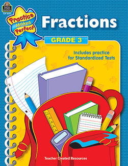 Picture of Fractions gr 3 practice makes  perfect