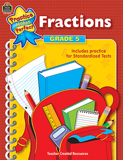 Picture of Fractions gr 5 practice makes  perfect