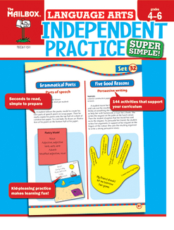 Picture of Super simple independent practice  language arts gr 4-6