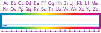 Picture of Alphabet-number line standard name  plates