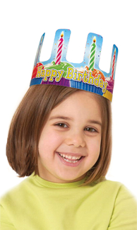 Picture of Birthday cupcake crowns 36/pk