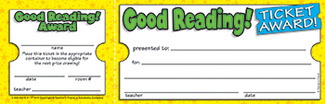 Picture of Good reading ticket awards