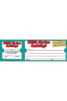 Picture of Free choice activity ticket awards