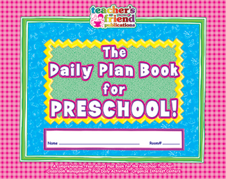 Picture of The daily plan book for preschool  9-1/2 x 12