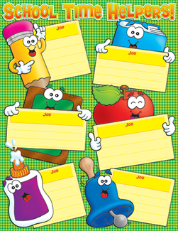 Picture of School time helpers friendly chart  book