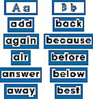 Picture of Ww cards high frequency words  level 2