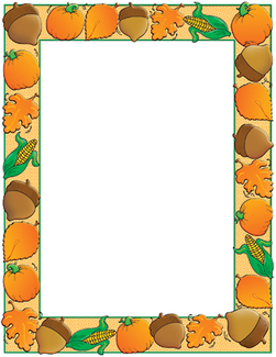 Picture of Design paper autumn harvest 50 sht  8-1/2 x 11