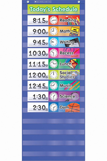 Picture of Daily schedule pocket chart gr k-5
