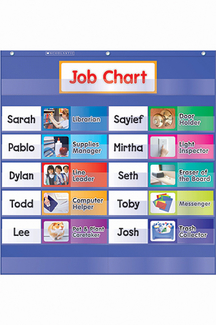Picture of Class jobs pocket chart gr k-5