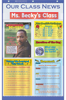Picture of Our class news pocket chart gr k-5