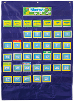 Picture of Deluxe calendar pocket chart