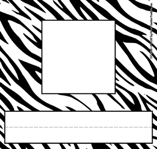 Picture of Zebra picture plates
