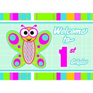 Picture of Welcome to 1st grade post cards  30pk