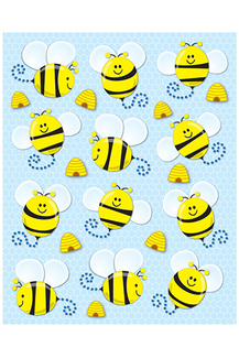 Picture of Bees shape stickers 72pk