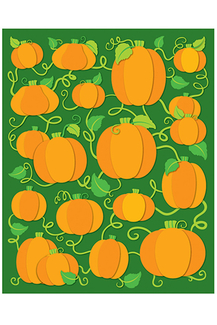 Picture of Pumpkins shape stickers 96pk