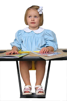 Picture of Toddler table foot support