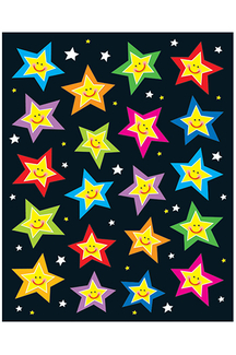 Picture of Stars shape stickers 120pk