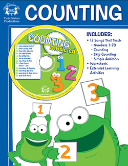 Picture of Workbook songs that teach counting  workbook & cd