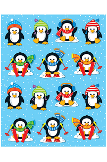 Picture of Penguins shape stickers 84pk
