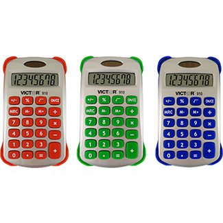 Picture of Colorful 8 digit handheld  calculator