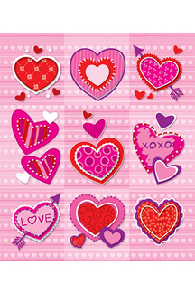 Picture of Valentines prize pack stickers