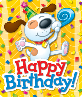 Picture of Happy birthday stickers