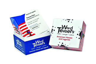 Picture of Wordteasers flash cards american  heroes and legends