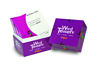 Picture of Wordteasers flash cards origins