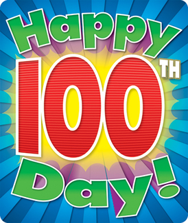 Picture of Happy 100th day stickers