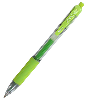 Picture of Sarasa 0.7mm lime gel retractable  roller ball ink pen