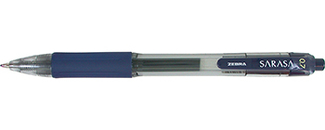 Picture of Sarasa navy 0.7mm gel retractable  roller ball ink pen