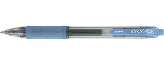 Picture of Sarasa cobalt 0.7mm gel retractable  roller ball ink pen