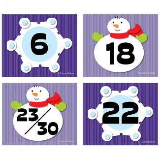 Picture of Snowflake snowman calendar cover  ups