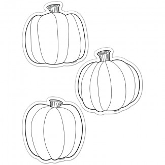 Picture of Color me pumpkins 6in designer cut  outs