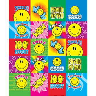 Picture of Smiley faces motivational stickers
