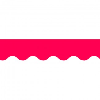 Picture of Poppy red wavy border