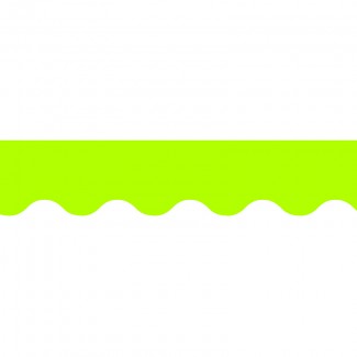 Picture of Lime green wavy border