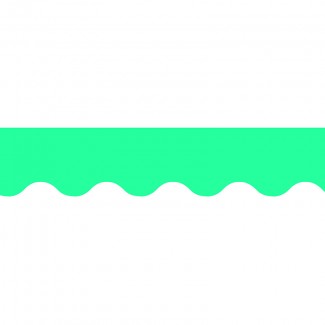 Picture of Turquoise wavy border