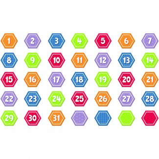 Picture of Hexagon calendar days
