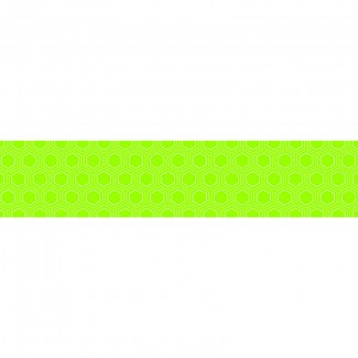 Picture of Lime green mini hexagons border