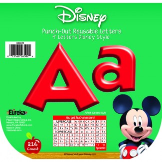 Picture of Mickey mouse clubhouse red deco  letters