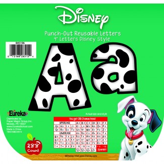 Picture of 101 dalmatians spots deco letters