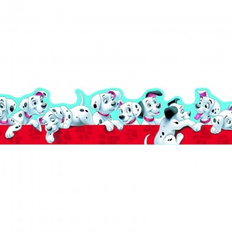 Picture of 101 dalmatians puppies extra wide  die cut deco trim