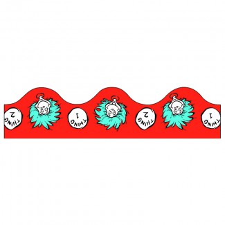 Picture of Dr seuss thing 1 & 2 deco trim